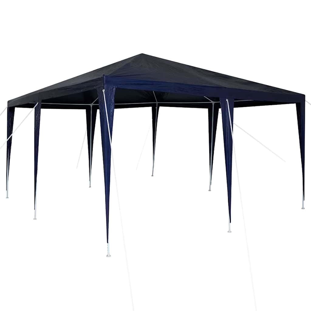 vidaXL Carpa de Fiesta Azul 400 x 400 x 266 cm Polietileno y Acero | Acomoda cómodamente hasta 10 personas, Hecho de materiales impermeables que mantienen la lluvia fuera,