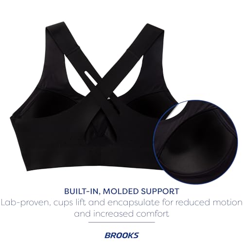 Brooks Women's Crossback 2.0 Sports Bra for Running, Workouts & Sports4
