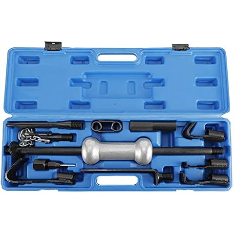 FreeTec 13pcs Automotive Dent Puller 10lbs Slide Hammer Auto Body Repair Tool Set Cover