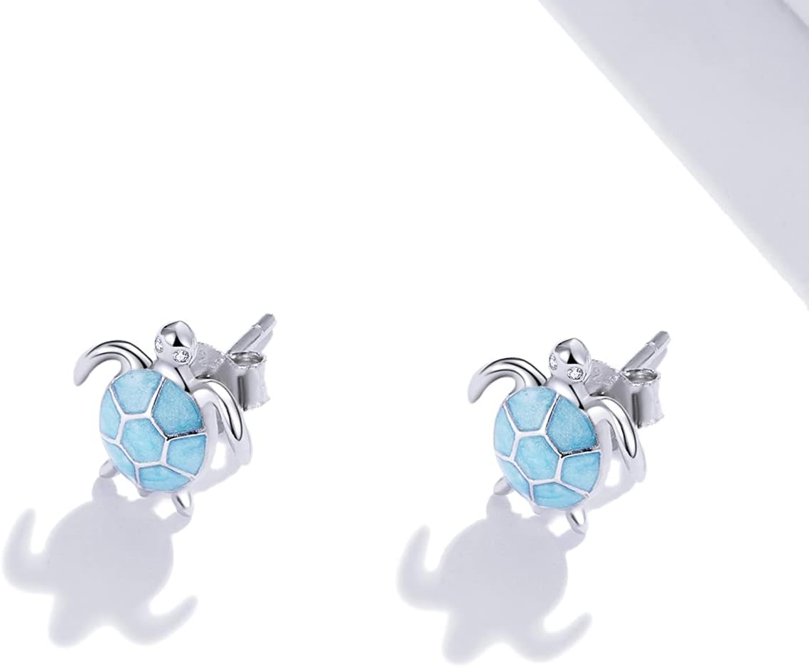 Cute Stud Earrings for Women Dachshund Koi Fish Sea Star Sea Turtle Sea Conch Earrings 14K Gold Plated Dainty Stud Earring funky Jewerly - Image 8