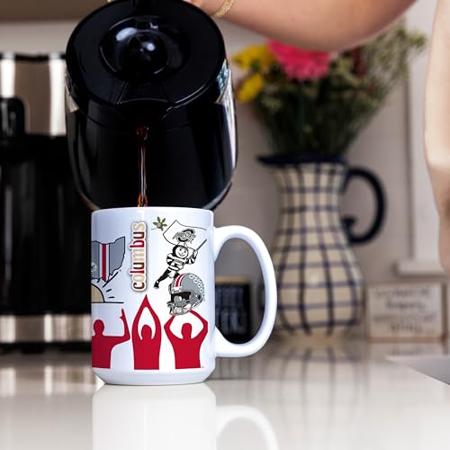Image of Logo Brands 20 oz Powder Coat Tumbler- Insulated Tumbler with Lid for Water, Iced Tea or Coffee, Smoothie and More