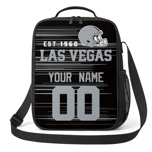 Image of Las Vegas Lunch Bag Custom Name and Number Personalized Gifts