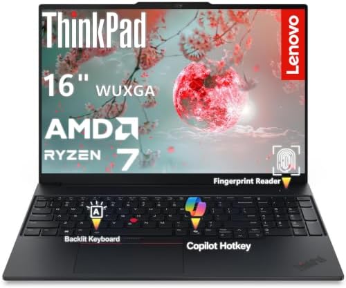 Lenovo ThinkPad E16 16" Ryzen 7 7735HS 16GB DDR5 512GB SSD Business Laptop