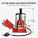 Big RED Air Jack, 20 Ton Hydraulic Bottle Jack, Lift Range 7-1/16