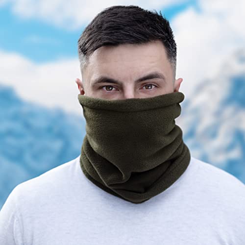 ...KARL LOVEN Bufanda mujer Calentador de cuello hombre elástica cálido invierno unisex multiusos Gorro Mask Diadema Deporte Motocicleta Esquí Snowboard Ciclismo Negro