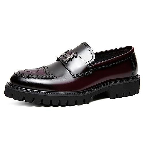CHUUMEE Men's Comfortable Slip-on Loafers Lightweight Walking Shoes Business Work Office Dress