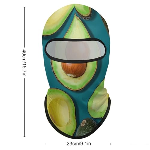 Balaclava de frutas tropicales frescas para hombres y mujeres, protección solar, transpirable, máscara completa para la cabeza para senderismo, ciclismo, running y conducción miniatura 2