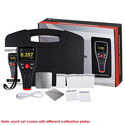 Medidor digital de espesor para pintura automotriz con rotación automática de pantalla miniatura 3
