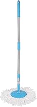 Vault Bharat Premium mop Stick for Floor Cleaning | 360 Degree Spin Mop Stick Rod with 1 Microfiber Refill | Standing Magic Pocha with Easy Grip Handle for Floor Cleaning (Warranty: 1 Year)