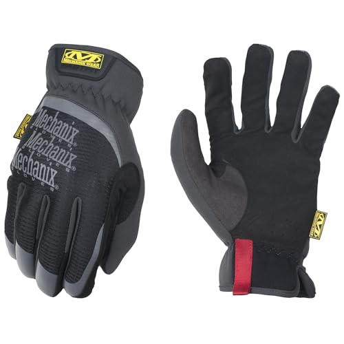 Mechanix Wear MFF-05-011 FastFit, Black, XL, Protective Gloves, Touchscreen Compatible, Washable, Work Gloves, for Bike, Bicycle, Disaster Preparedness, DIY, [Japan Official Package]