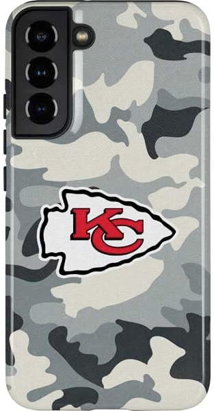 Skinit Pro Phone Case Compatible with Galaxy S22 Plus - Officially Licensed NFL Kansas City Chiefs Large Logo Design
