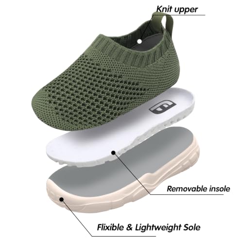 Image of JOINFREE Toddler Boys Girls Sneaker Slip On Shoes Kids Lightweight Breathable Walking Shoes