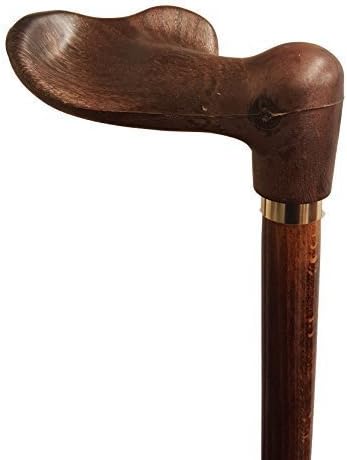 Imitation Wood Right Handed Walking Stick