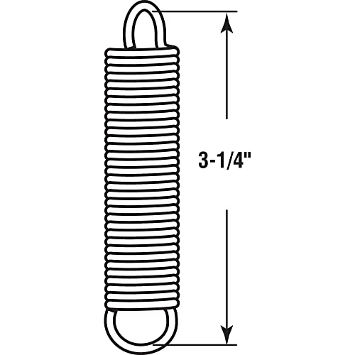 image for PRIME-LINE Handyman Springs SP 9618 Steel Construction, Nickel-Plated 