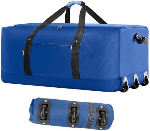Finnhomy 120L Foldable Rolling Duffel hebing