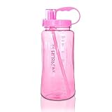 Fácil de transportar: esta botella de boca ancha con asa y correa ajustable es ideal para hacer escalada, senderismo, viajar, acampar, hacer un pícnic, ir a pescar y hacer deportes de interior y al aire libre.