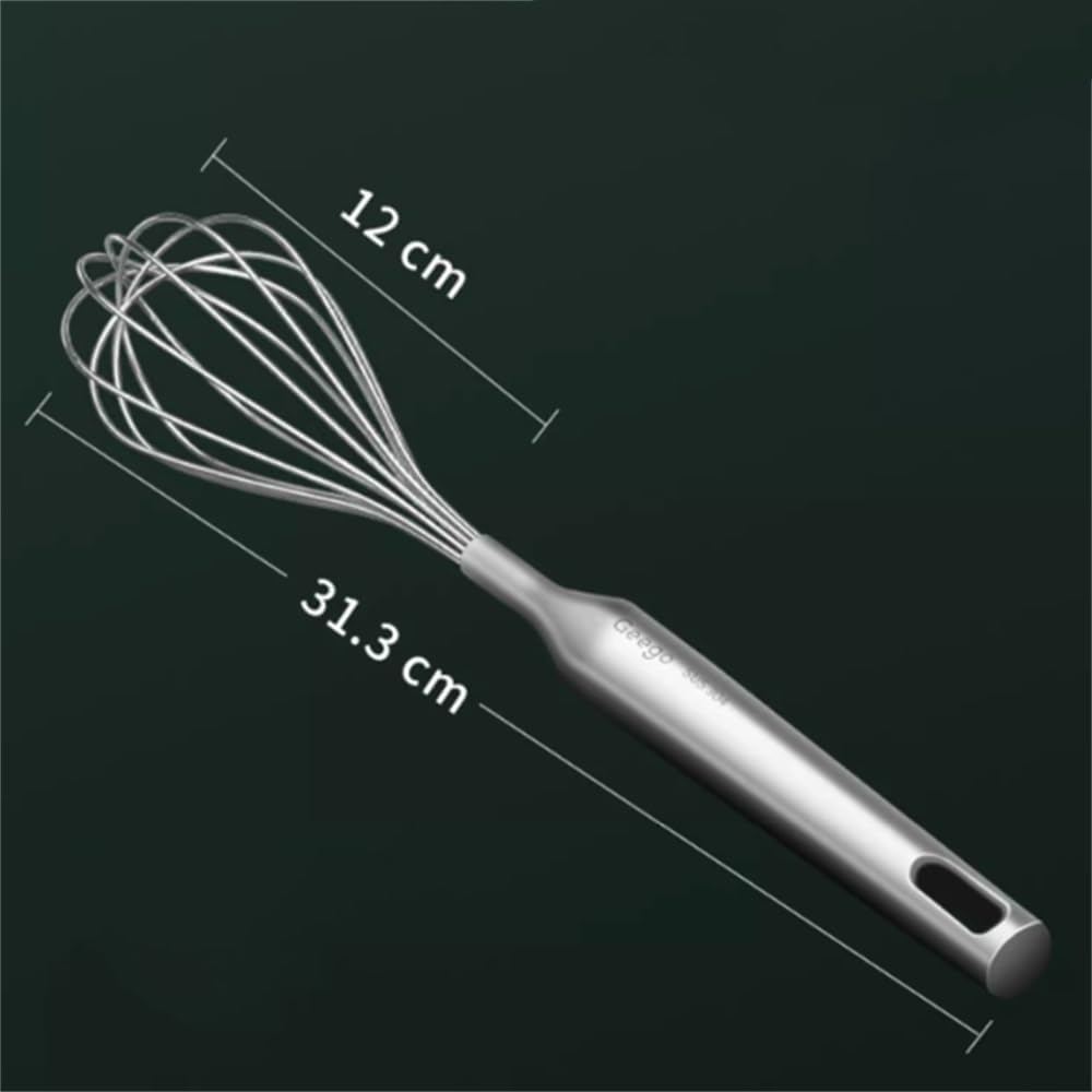 Whisks for Cooking Stainless Steel Whisk Milk Home Baking Tools Kitchen for Blending Whisking