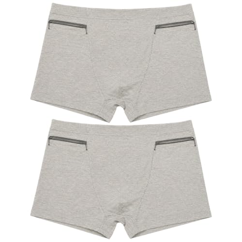 Ropa interior de viaje para hombre con bolsillos ocultos para dinero y tarjetas 3