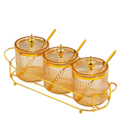 Botellas de condimentos herméticas con cuchara integradas para organizar tu hogar 2