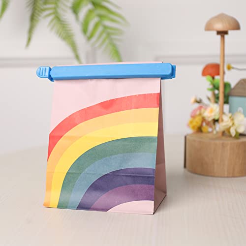 32 Stück Verschlussclips,Lebensmittel Clips Kunststoff 7/9/11/16 cm Verschlussklammern Plastik Mehrere Farben, Tütenclips Bunt Küche Wiederverwendbar Tütenclips für Verpackung Süßigkeiten Snacks