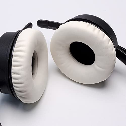 Image of Rainbow Color Ear Pads Headband Cushion Kits Compatible with Sennheiser HD25 HD250BT HD25-ll HD25S Il HMD25 Headphone Foam Covers (White Sets)