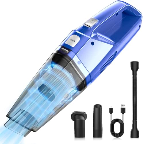 Image of Bossdan Car Vac Portable-Handheld Vacuum Cordless Rechargeable for Dust, Mine Portable Vacuum