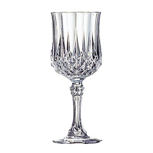 Luminarc Arc International Longchamp Diamax Wine Glasses (Set of 4), 5.5 oz, Clear