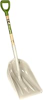 AMES 46-Inch Poly Scoop Shovel with Ergonomic D-Grip Hardwood Handle - Rust-Proof for Gardening, Farming, Landscaping