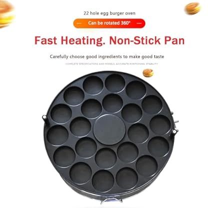 Elektrischer Pancake Maker Crepe Maker - Perfekt für gesunde Gas-Omelettes, schnelles Frühstück, Snacks und Desserts - Multifunktional und einfach zu bedienen - Ideal für Sandwiches und mehr – Bild 4