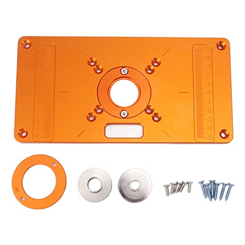 Plaque d'insertion de table de routeurs machine de bois précise avec 15 accessoires - 7