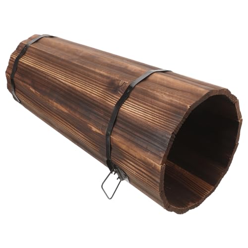 Porte-parapluie Mikinona en bois marron pour un accueil chaleureux