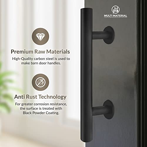 Multimaterial Stylish And Sturdy Barn Door Handle For Smooth Sliding - Secure Grip, Rustic Design, Easy To Install - Perfect For Farmhouses And Modern Homes! #TOP3