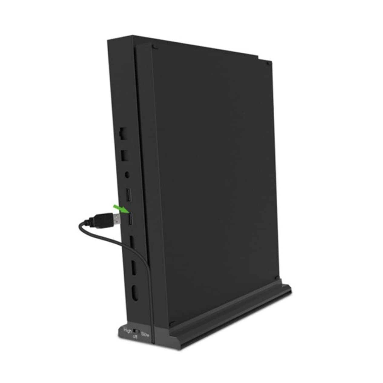 Hemobllo Ventola di Raffreddamento Controllo della Temperatura per Console di Gioco Hub Tre Porte USB Ventola Compatibile One Barra Luminosa Inclusa
