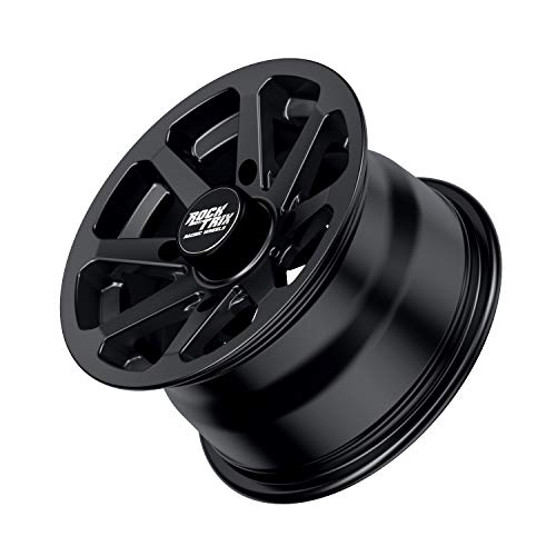 Rocktrix Rt102 12In Atv Wheels 4X156 Rims, 12X7, 4+3 Offset, Includes 3/8X24 Spline Lug Nuts, Compatible With Polaris Sportsman Rzr Ranger Utv - 4/156 (Set Of 4) #TOP5