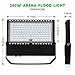 Juyace 36000LM LED Stadium Lights Outdoor 1500 Watt Equivalent Wider Lighting Angle Led Flood 100-277V 240W 5000K Daylight Commercial Arena for Sports Fields and Court (3 Pack)
