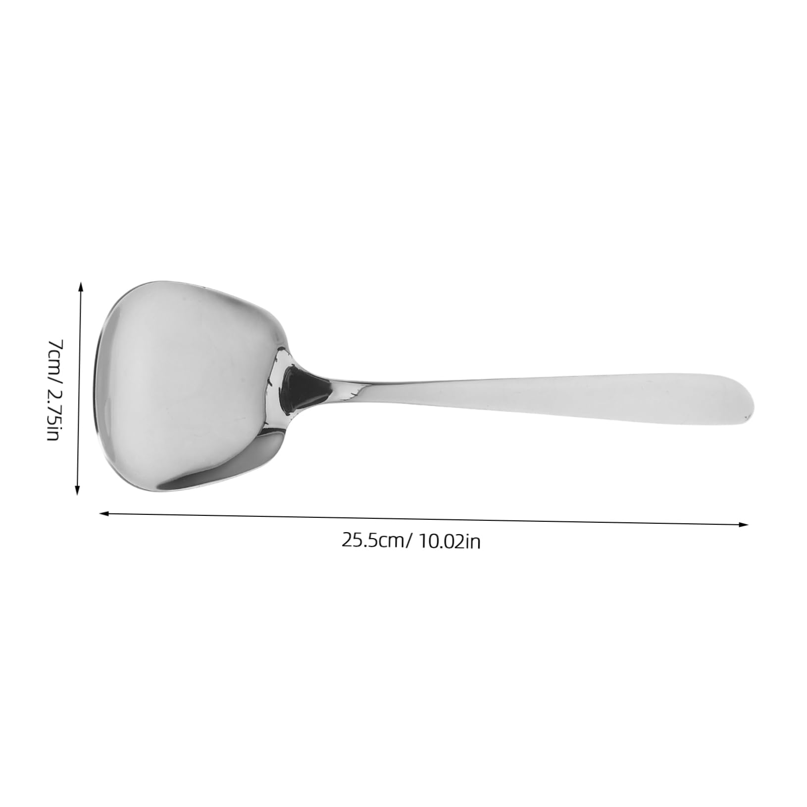 Anneome Large Stainless Steel Serving Spoon for Catering Buffet Dining Long Handle Food Serving Utensil High Capacity Sturdy Design for Efficient Self Service and Banquet Operations