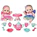 JC Toys Designed by Berenguer Baby Play Dolls, Pink, Purple, Green, 8.5"