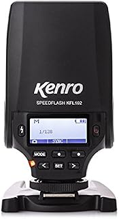 Kenro Mini Speed Flash Sony Fit Camera Mounted Small Flashgun for Professional Photography in Studio or on Location - KFL102S