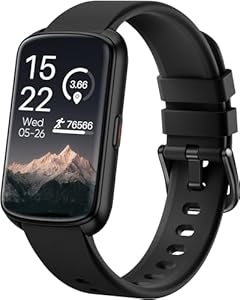Fitness Tracker, Smart Watch for Women Men with 24/7 Heart Rate/Blood Pressure/Blood Oxygen Monitor, Sleep Tracker, Step & Calorie Counter, IP68 Waterproof Fitness Watches Compatible with Android&iPhone