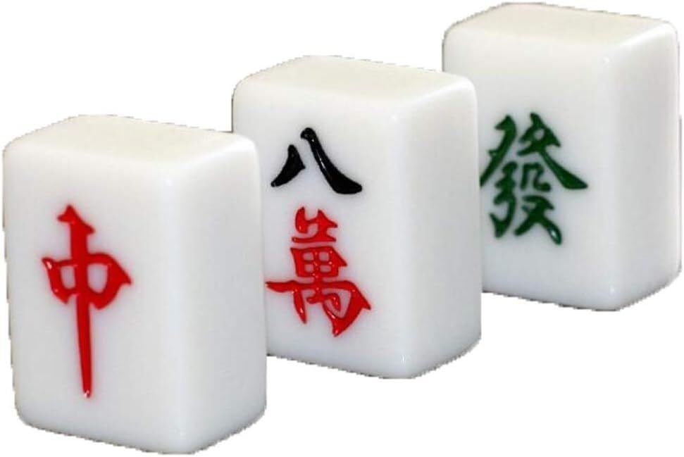 Jeu de Mahjong chinois traditionnel avec 144 tuiles pour vos soirées de jeu en famille