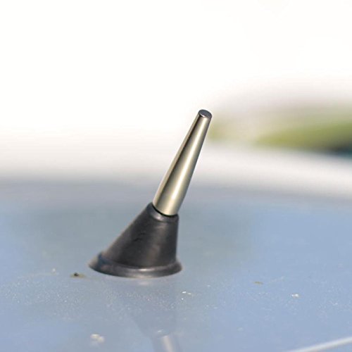 Antena Coche Gps Dab Antena Corta De Techo Para Coche 5cm - Adaptadores M4/M5/M6, Para Radio AM/FM, GPS, Color Negro Antena Corta Universal Coche