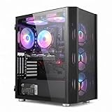 Excellent pc gaming avec une grande capacité de stockage et de mémoire, 16 Go de RAM DDR4 et un SSD de 1 To garantissant un chargement rapide et un multitâche fluide : capable d'exécuter une large gamme de jeux PC populaires pour les gamers, notamment Fortnite, Call of Duty Warzone, Escape from Tarkov, etc.