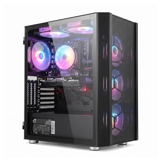 STGsivir Gaming PC, GeForce RTX 2060 Super 8GB GDDR6, Core i5-10400F bis zu 4,3 GHz, 16 GB DDR4, 1TB SSD, WiFi 6, BT 5.0, RGB-Ventilateur x6, Windows11 Pro, Gamer PC Computer Desktop