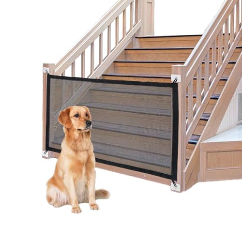 Barrière de sécurité pour animaux de compagnie, barrière de sécurité pour bébé, barrière isolante, barrière d'escalier pliable pour chiens, chats, tout-petits – 180 x 72 cm