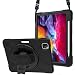 Produktbild ProCase Hülle Gurt Handschlaufe für iPad Pro 11 Zoll 1st 2018/2nd Gen 2020 Schutzhülle mit 360°Drehstand verstellbar Schultergurt, Stoßfest Robust Heavy Duty Case Hybrid Full Body Cover -Schwarz