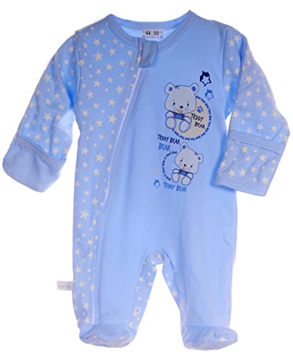 La Bortini Strampler Schlafoverall Baby Overall 50 56 62 68 74 80 86...