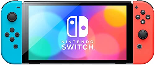 Console - Nintendo Switch OLED - Vermelho e Azul Neon
