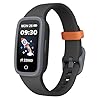 TICTIKY Fitness Tracker Watch with Amoled Screen, Activity Tracker No Phone Needed, Sleep Monitor, 3ATM Waterproof, Pedometer, Alarm Clock, 3 Games, Step Counter Watch
