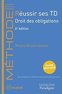 Couverture du livre de Réussir ses TD - Droit des obligations