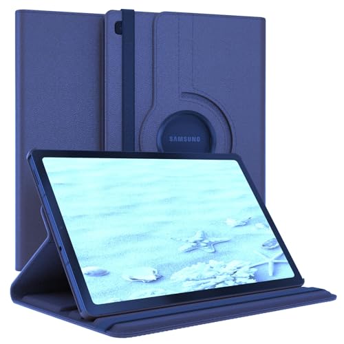 Vultic Rotating Case for Samsung Galaxy Tab S2 9.7 2015 (9.7-inch) [SM-T810/T813/T815/T817/T818/T819], 360 Degree Stand [Auto Sleep/Wake] Folio PU Leather Smart Tablet Cover (Navy Blue)